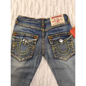 True Religion Billy Super T Jeans Womens 29 Flare Bootcut NWT